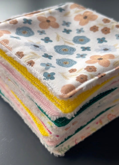 12 lingettes démaquillantes lavables – ultra douces