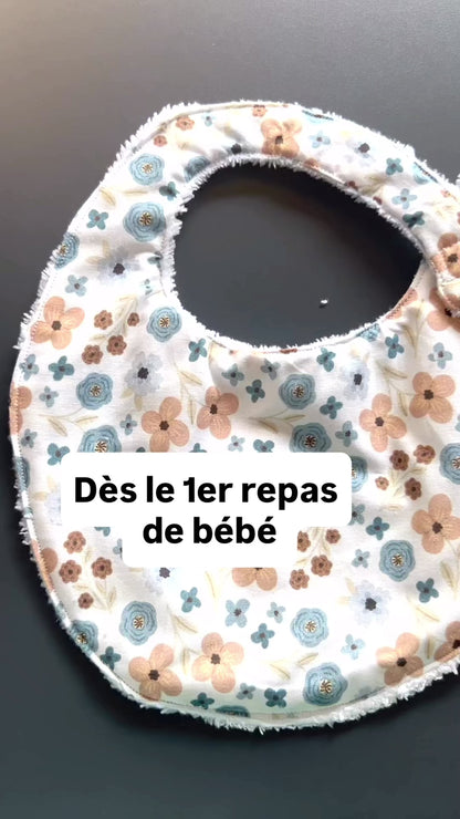 Bavoir naissance 0-6 mois – tout en douceur